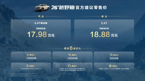 中国皮卡与英歌战舞跨界联动，2026款长城炮正式上市